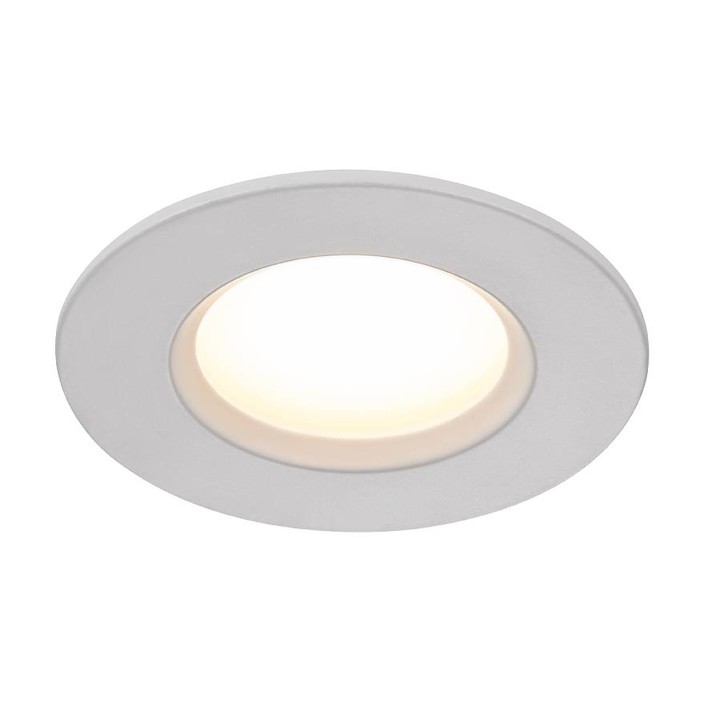 Set vstavaných svietidiel Dorado od Nordlux vyžaruje teplé biele svetlo, takže je vhodný napríklad do izby, kde potrebujete príjemné osvetlenie. (biela)