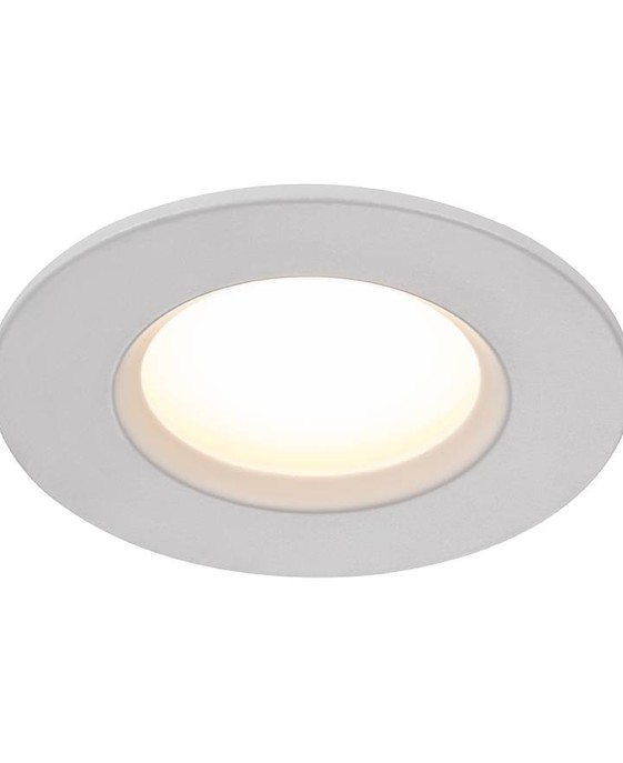 Set vstavaných svietidiel Dorado od Nordlux vyžaruje teplé biele svetlo, takže je vhodný napríklad do izby, kde potrebujete príjemné osvetlenie.