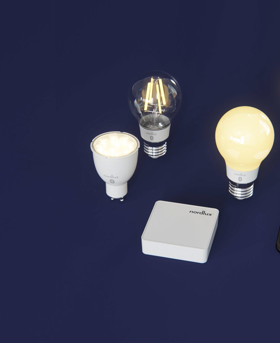 Smart Light Bridge vylepšuje funkcie inteligentných žiaroviek Nordlux prepojením a ovládaním odkiaľkoľvek.