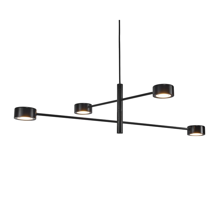 Útly minimalistický dizajn s veľkou silou osvetlenia, Nordlux Clyde. (čierna)