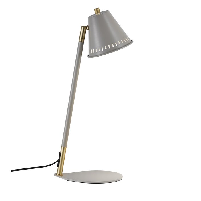 Elegantné, ľahko priemyselné svietidlo s mosadzným detailom a zaujímavým svetelným efektom – Nordlux Pine (šedá)
