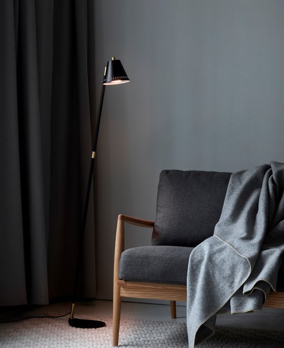 Elegantné, ľahko industriálne svietidlo s mosadzným detailom a zaujímavým svetelným efektom – Nordlux Pine