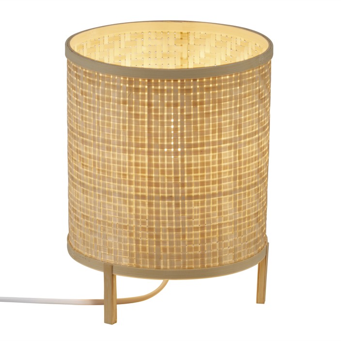 Ručne pletená lampa z bambusu, jednoduchý naturálny dizajn – Nordlux Trinidad (bambus)