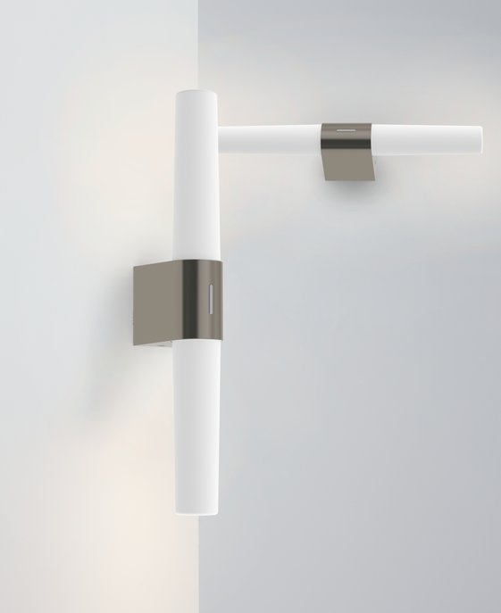 Kúpeľňové svetlo s možnosťou voľby farebnej teploty a s funkciou stmievania dotykom.