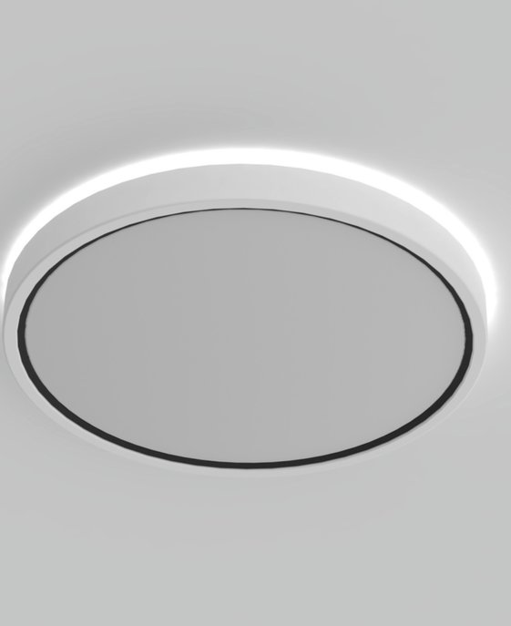 Stropné svetlo do kúpeľne s možnosťou meniť teplotu svetla a nočným osvetlením. Nordlux Noxy.