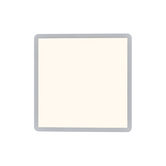 Jednoduché štvorcové stropné svietidlo Oja od Nordluxu vybavené funkciou Moodmaker (biela)
