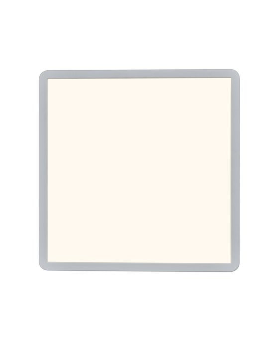 Jednoduché štvorcové stropné svietidlo Oja od Nordluxu vybavené funkciou Moodmaker