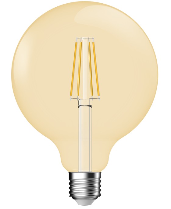 Dizajnová žiarovka Nordlux LED žiarovka Classic Deco Globe 5,4W E27
