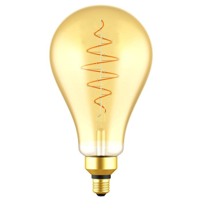 Dizajnová Nordlux LED žiarovka Spiral Deco Standard 8,5W E27 (zlatá)