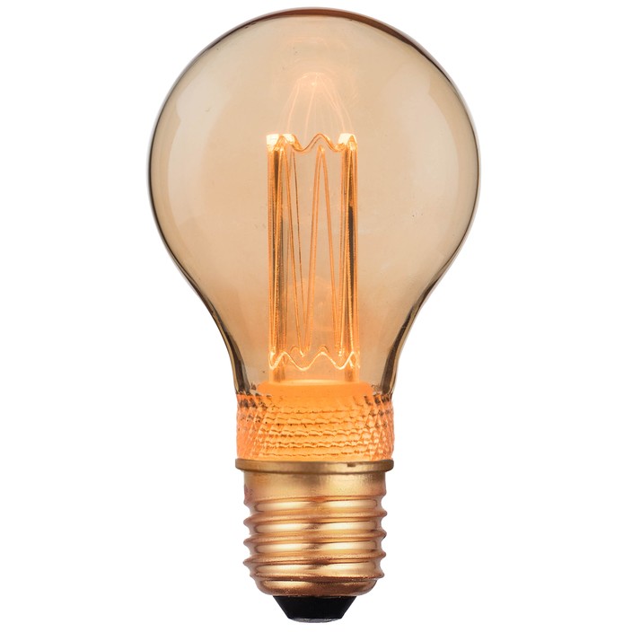 Dizajnová Nordlux LED žiarovka Retro Deco Standard 2,3W E27 (zlatá)