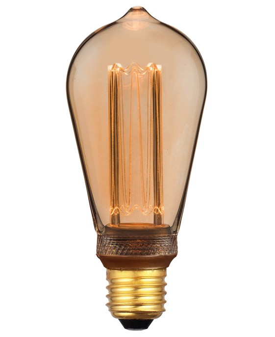 Dizajnová Nordlux LED žiarovka Retro Deco Edison 3,5W E27