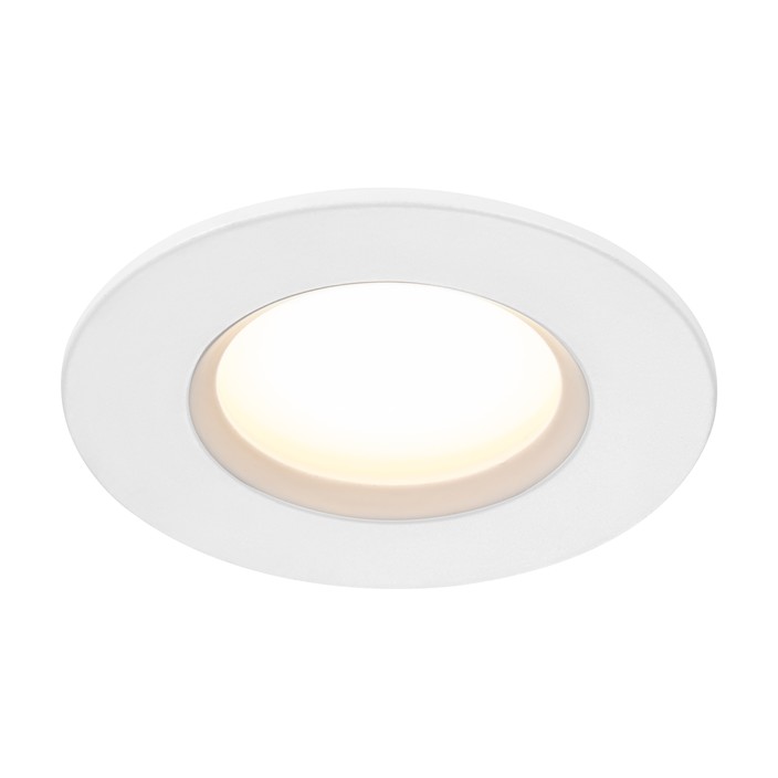 Zabudované svietidlo Dorado od Nordluxu vyžaruje teplé biele svetlo, takže je vhodné napríklad do miestnosti, kde potrebujete príjemné osvetlenie. Má aj vysoký stupeň IP. (biela)