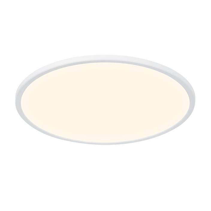 Jednoduché okrúhle stropné svietidlo Oja od Nordluxu nenásilne doplní každý priestor s trojstupňovým stmievačom s možnosťou voľby teploty svetla. (biela, chróm)