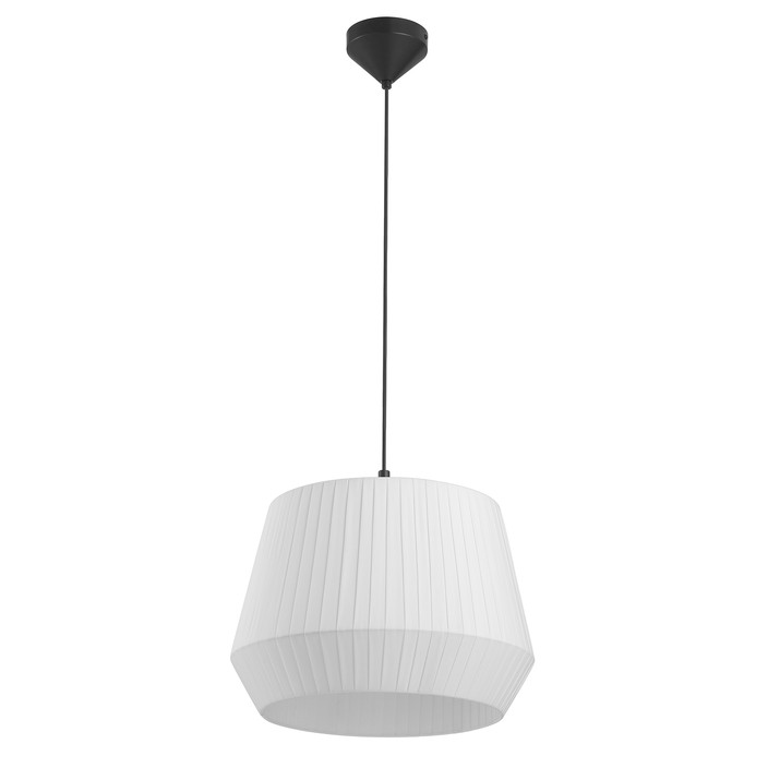Originálna závesná lampa Nordlux Dicte 40 s efektom tlmeného svetla, dostupná v bielej alebo béžovej farbe. (biela)