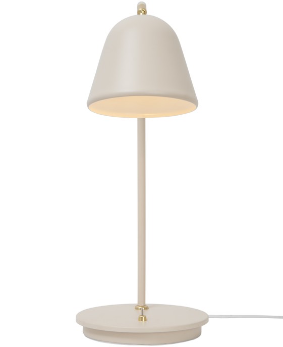 Stolová lampička vo vintage dizajne s mosadznými detailmi, to je Nordlux Fleur. Vďaka nastaviteľnej hlave ju ľahko nasmerujete požadovaným smerom.