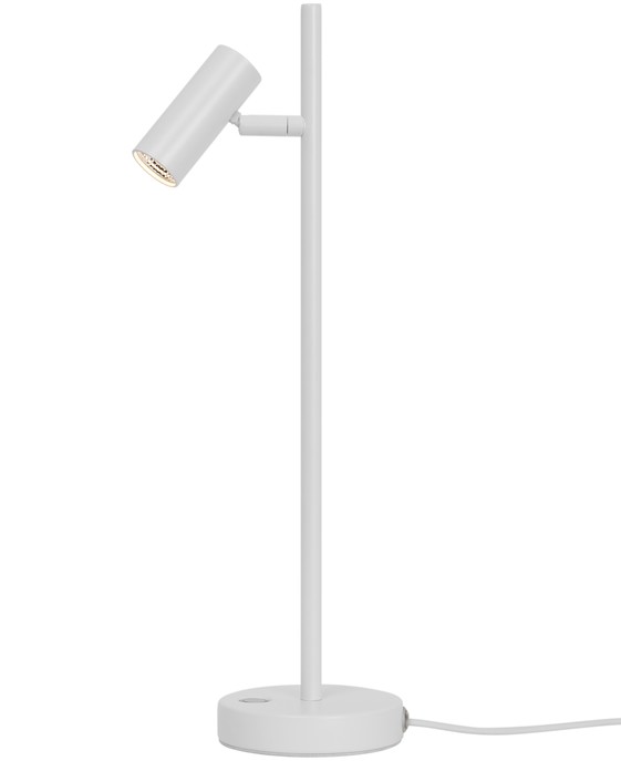 Praktické stolové svetlo Omari od Nordluxu využijete pri posteli alebo v kútiku na čítanie. Lampička má nastaviteľnú hlavu na presné svietenie a dotykový stmievač na lampičke na stmievanie.