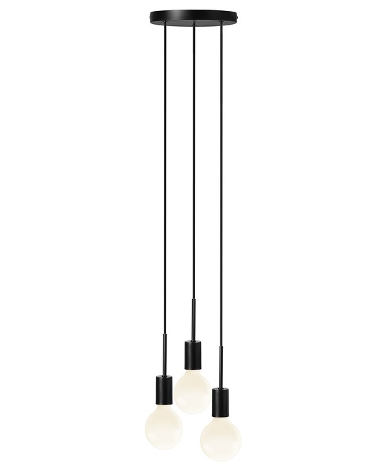 Dekoratívne závesné svietidlo Paco od Nordluxu v čiernom alebo mosadznom variante. Ideálne v kombinácii s dekoratívnymi žiarovkami.  