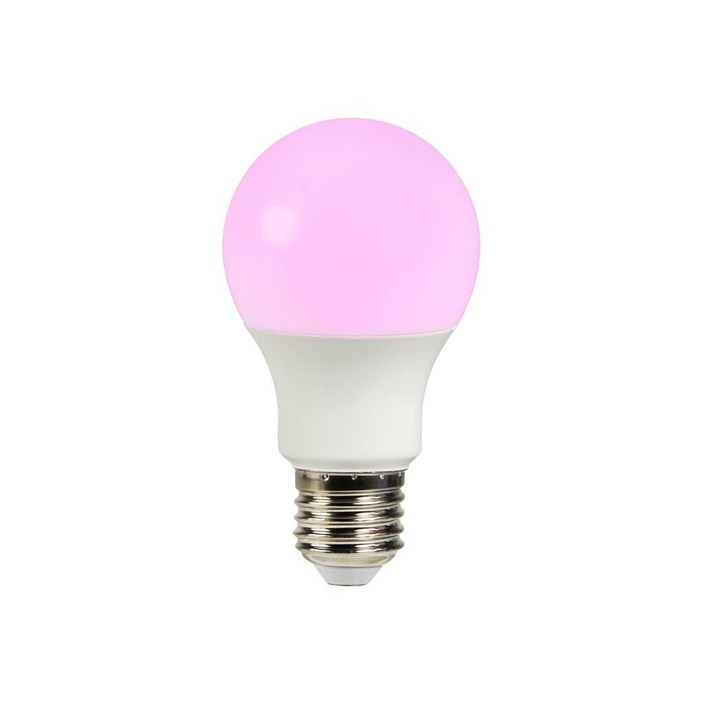 Inteligentná žiarovka od Nordluxu s možnosťou nastavenia farebnej teploty a až 16 miliónmi farieb, stmievateľná pomocou aplikácie Nordlux Smart Light alebo diaľkového ovládania. (biela)