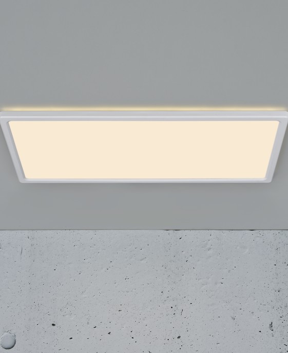 Stropné ultratenké svetlo Harlow od Nordluxu nenápadne doplní každú miestnosť. Vďaka trojstupňovému stmievaču možno nastaviť ideálne svetlo pomocou nástenného vypínača, vhodné do kúpeľne vďaka vysokému krytiu.