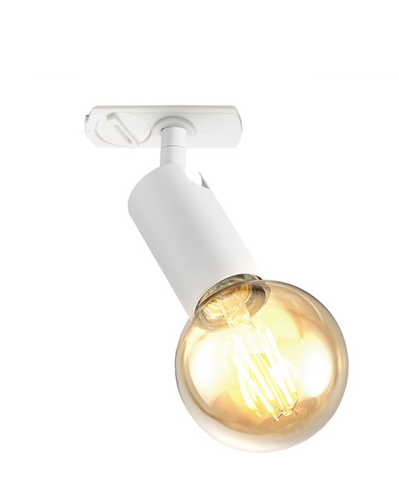 Originálne stropné svetlo Open od Nordluxu v matnom bielom alebo čiernom vyhotovení. Vyberte si dekoratívnu žiarovku pre originálny dizajn.