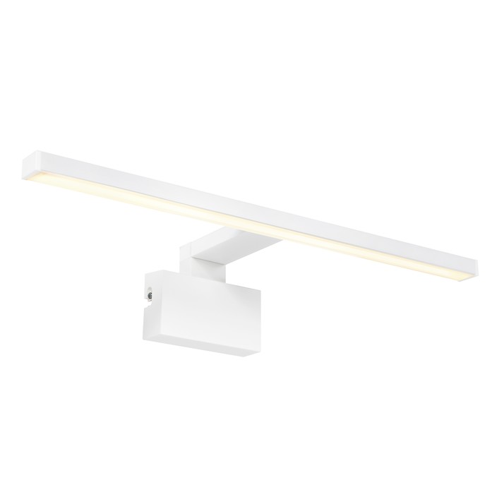 Kúpeľňové elegantné tenké svetlo Marlee od Nordluxu umožňuje tri spôsoby inštalácie – na stenu, na zrkadlo alebo na skrinku. Vďaka vysokému krytiu ho využijete vo vlhkých priestoroch. (biela)