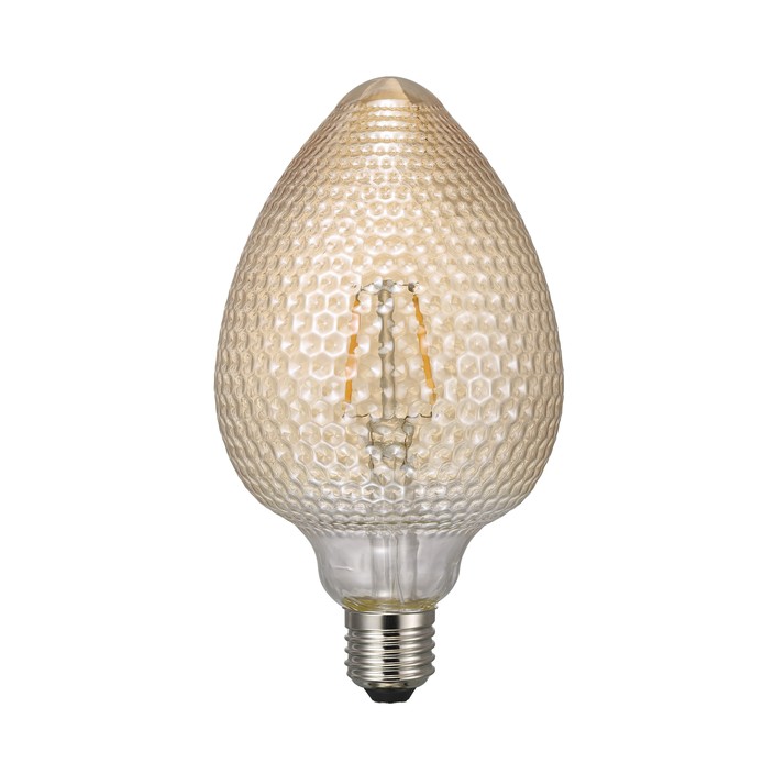 Dizajnová LED žiarovka Avra so závitom E27 1,5W 2000K ( jantárová)