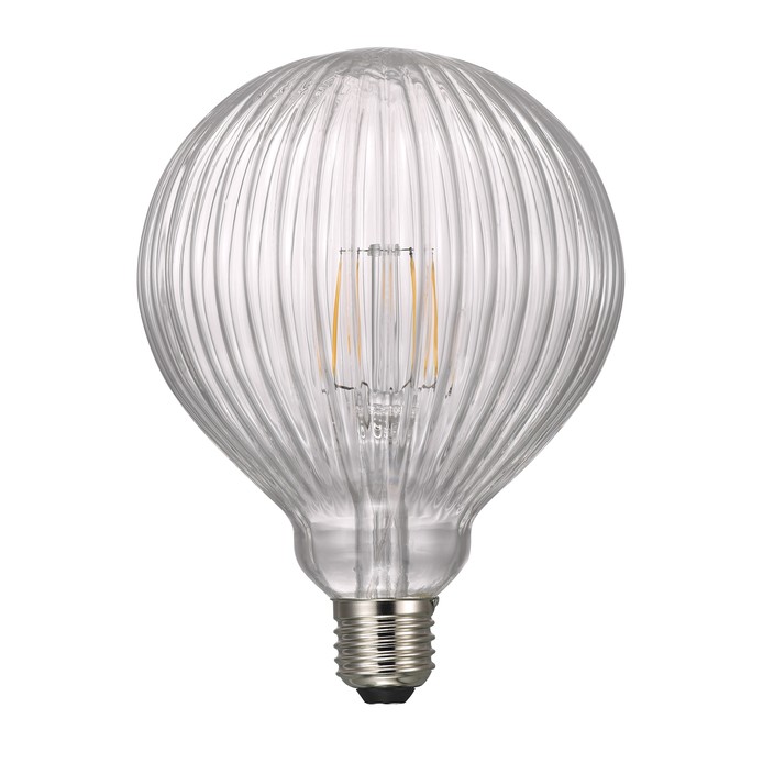 Dizajnová LED žiarovka Avra so závitom E27 1,5W 2200K (číra)