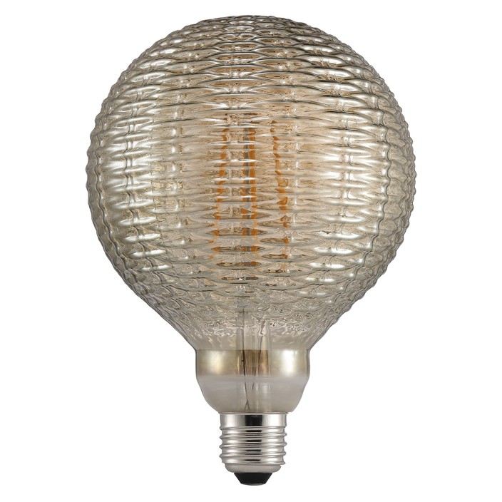 Dizajnová LED žiarovka Avra so závitom E27 2W 2200K ( dymové sklo)