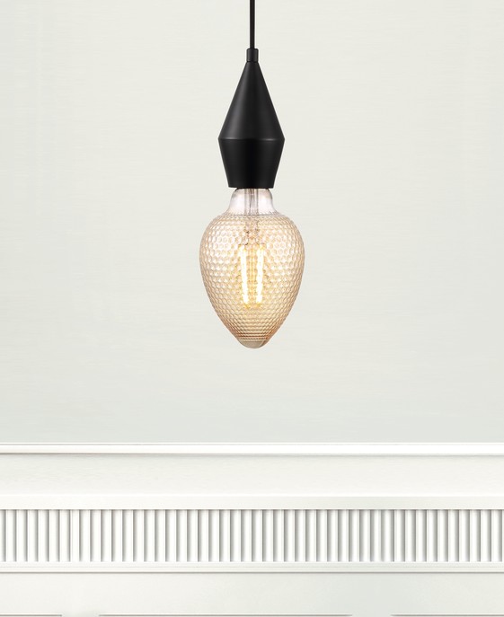 Dizajnová LED žiarovka Avra so závitom E27 2W 2200K