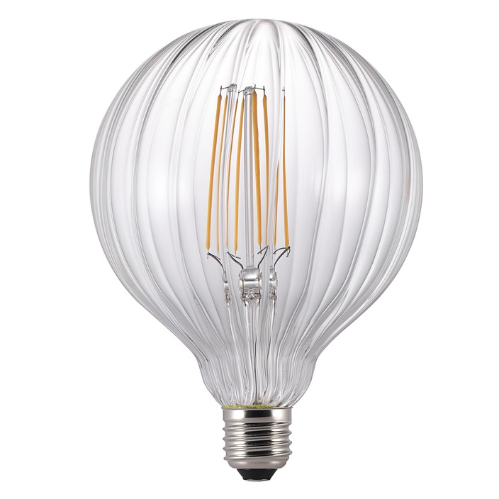 Dizajnová LED žiarovka Avra so závitom E27 2W 2200K (číra)