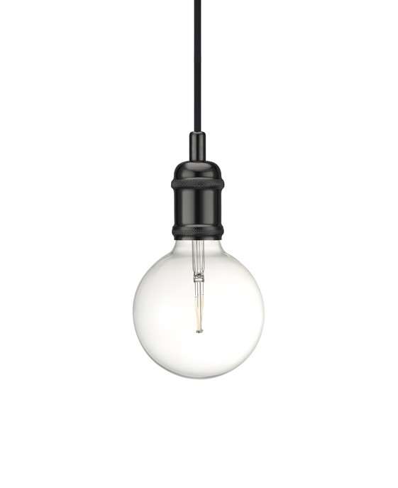 Minimalistické svetlo Nordlux Avra vo vyhotovení čierna, mosadz, meď, určené pre štýlové žiarovky Avra