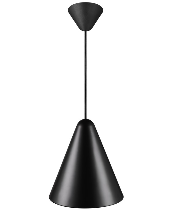 Nadčasové závesné svelto Nono 23,5 je vyrobené z vysokokvalitných materiálov, kónické tienidlo zaisťuje osvetlenie bez oslnenia, hodí sa nad jedálenský stôl na vytvorenie správnej atmosféry. K dispozícii vo dvoch farbách – bielej a čiernej.
