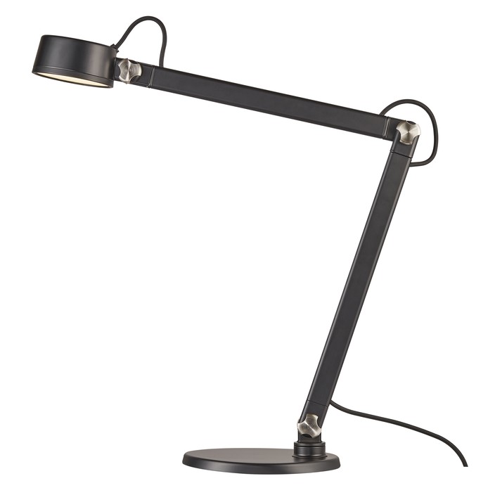  Stolné, nástenné alebo lampa s klipom, Nobu od Nordluxu využijete kdekoľvek bude treba, v čiernom a sivom matnom vyhotovení. (čierna (rozbalené))