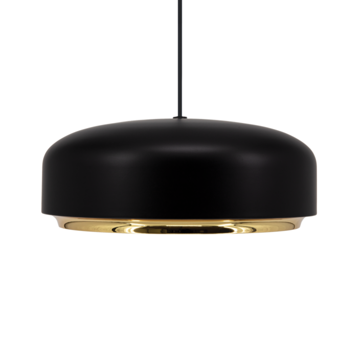 UMAGE Hazel je svetlo so zaobleným dizajnovým tvarom, v čiernej farbe, dostupné vo dvoch farebných vyhotoveniach. Je stmievateľný pomocou externého stmievača. (čierna)