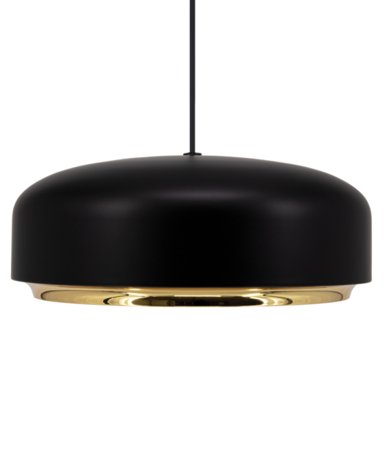 UMAGE Hazel je svetlo so zaobleným dizajnovým tvarom, v čiernej farbe, dostupné vo dvoch farebných vyhotoveniach. Je stmievateľný pomocou externého stmievača.