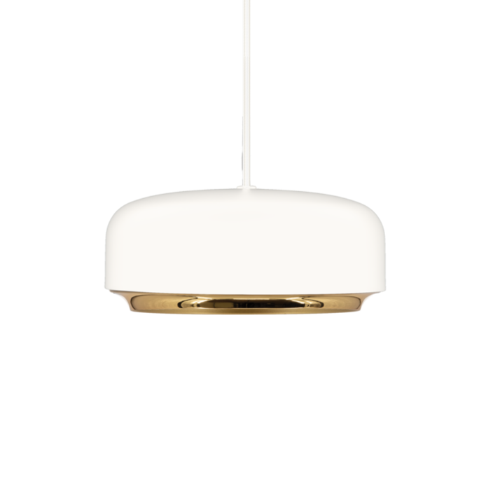 UMAGE Hazel je svetlo so zaobleným dizajnovým tvarom, dostupné vo dvoch farbách. Je stmievateľný pomocou externého stmievača. (biela)