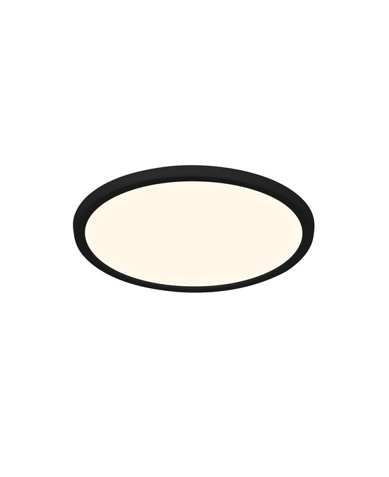 Jednoduché okrúhle svietidlo Oja 29 v ultratenkom vyhotovení s trojstupňovým stmievačom.
