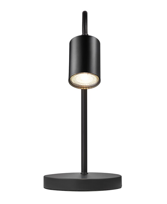 Minimalistická stolová lampička Nordlux Explore s bodovým svetlom na flexi ramene.