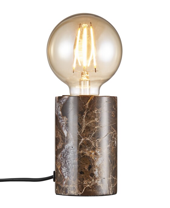 Stolová lampa Nordlux Siv z mramoru s jedinečným vzorom a štruktúrou vo dvoch farbách