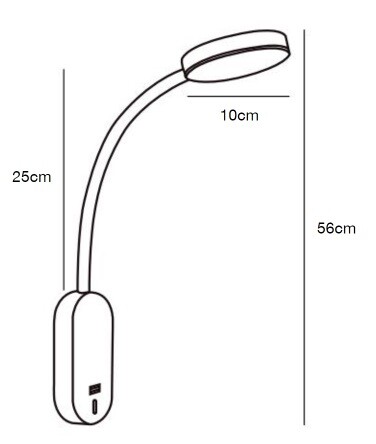 Nástenná lampa Mason od Nordluxu – jednoduchosť dotiahnutá do dokonalosti. S trojstupňovým stmievačom a USB konektorom 