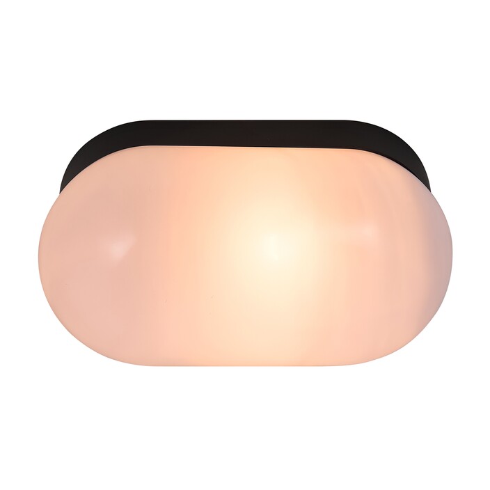 Nástenné svietidlo Foam s vysokým krytím zaisťuje perfektné rozptýlené osvetlenie vašej kúpeľne. Vyberte si z čierneho alebo bieleho variantu. (čierna)