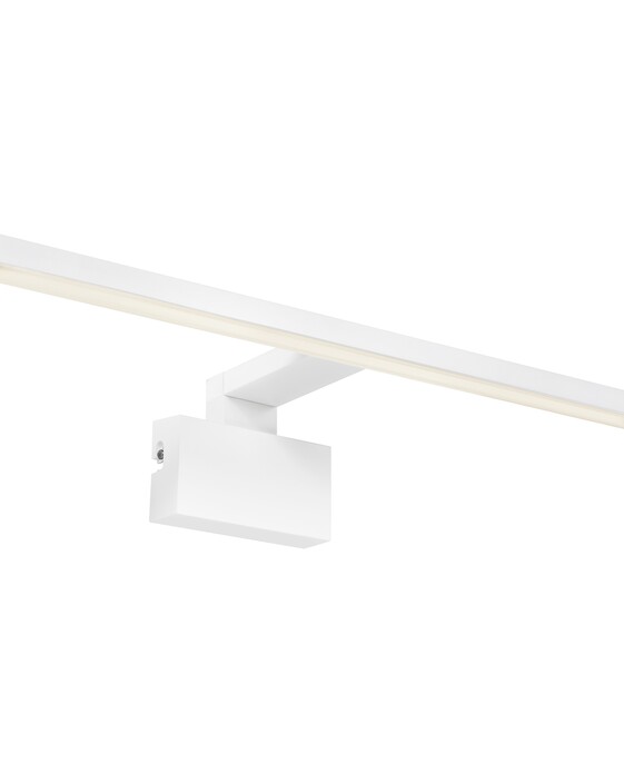 Kúpeľňové elegantné tenké svetlo Marlee od Nordluxu umožňuje tri možnosti inštalácie – na stenu, na zrkadlo alebo na skrinku. Vďaka vysokému krytiu ho využijete vo vlhkých priestoroch.