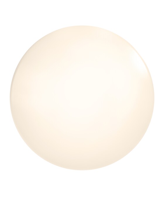 Klasické stropné svietidlo Montone od Nordluxu so senzorom pohybu s integrovanou LED žiarovkou, bielej farby. Vďaka vysokému krytiu vhodné do kúpeľne.