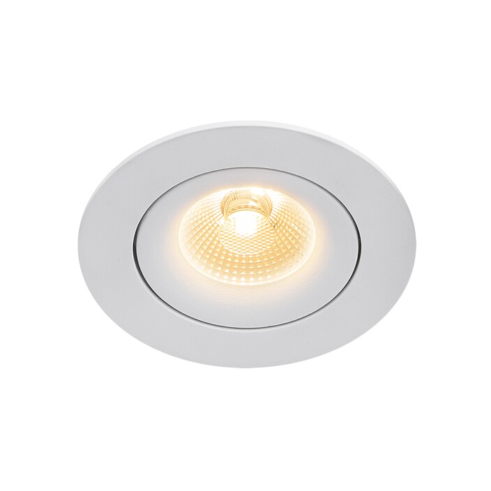 Zabudovateľné bodové svetlo Aliki je ideálne do kúpeľne a poskytuje prirodzené svetlo; svetlá sa dajú otáčať v ľubovoľnom smere a sú k dispozícii v bielej a čiernej farbe. (biela)