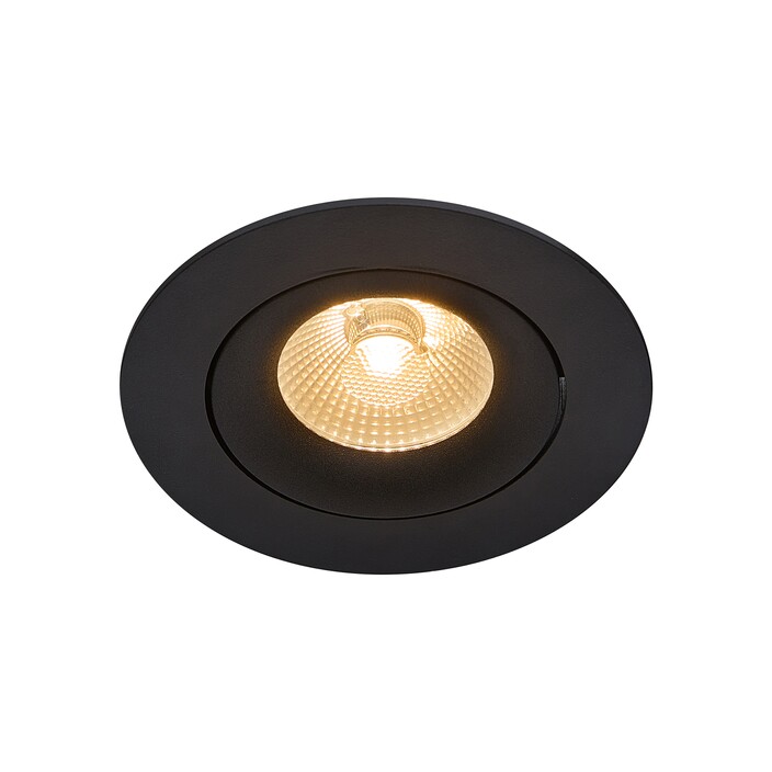 Zabudovateľné bodové svetlo Aliki je ideálne do kúpeľne a poskytuje prirodzené svetlo; svetlá sa dajú otáčať v ľubovoľnom smere a sú k dispozícii v bielej a čiernej farbe. (čierna)