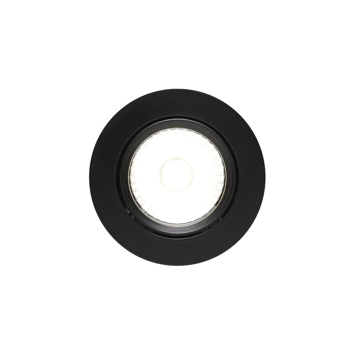 Vstavané svietidlo Fremont od Nordluxu. Nastaviteľný sklon svetla, úsporné LED vyhotovenie, 3 farby. (čierna)