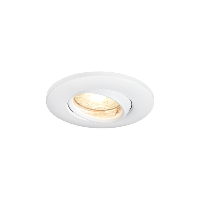Jednoduché, elegantné bodové svetlo Umberto je vhodné do kúpeľne vďaka vysokému krytiu, jeho inštalácia je veľmi jednoduchá. Je k dispozícii v 4 farbách. (biela)