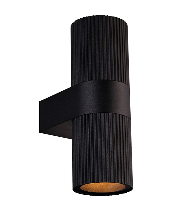 Nordlux Kyklop Ripple je moderné vonkajšie nástenné svietidlo so zvlneným povrchom, ktorý osvetľuje okolie smerom nahor i dole. K dispozícii v čiernej a hrdzavej farbe.