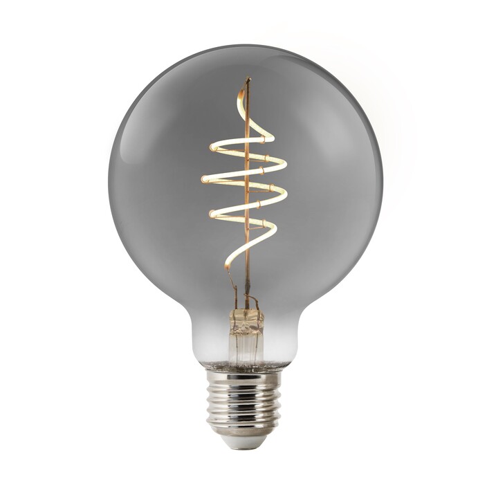 Dizajnová inteligentná stmievateľná LED žiarovka pre svietidlá so závitom E27. V dymovom vyhotovení.. (dymová)