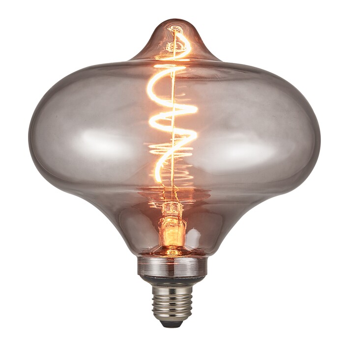 Dizajnová žiarovka Nordlux LED žiarovka Lantern 4W E27 (dymová)